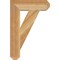Ekena Millwork Traditional Craftsman Rough Sawn Bracket, Western Red Cedar, 4"W x 16"D x 24"H BKT04X16X24TRA04RWR - alternate 4